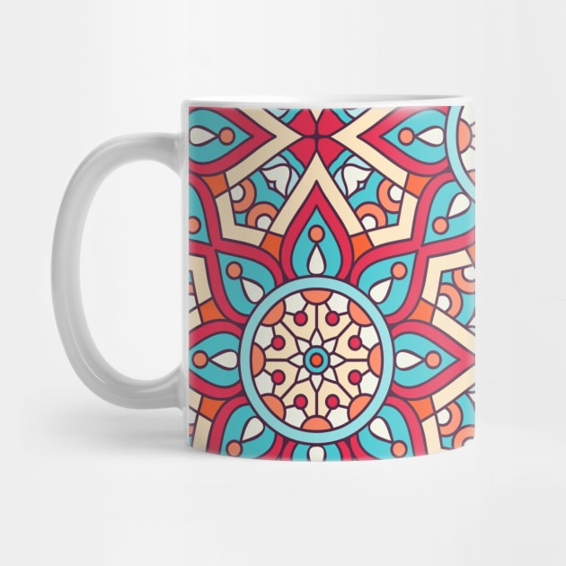 Ornamental floral mandala pattern #8 by GreekTavern